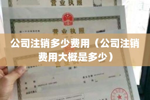 公司注销多少费用（公司注销费用大概是多少）