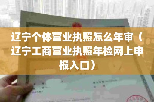 辽宁个体营业执照怎么年审（辽宁工商营业执照年检网上申报入口）