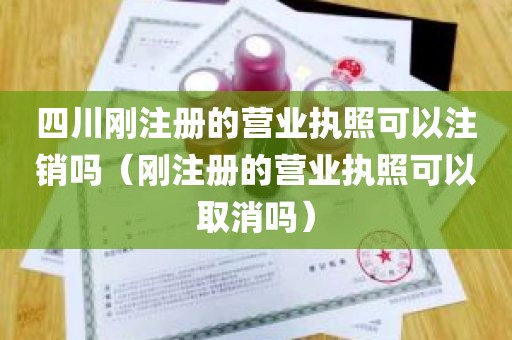 四川刚注册的营业执照可以注销吗（刚注册的营业执照可以取消吗）